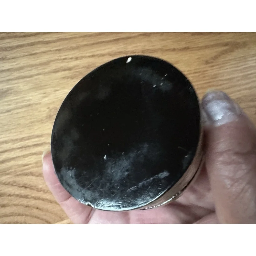 Vintage Korean Mother of Pearl Inlaid Lacquerware Horse Trinket Box